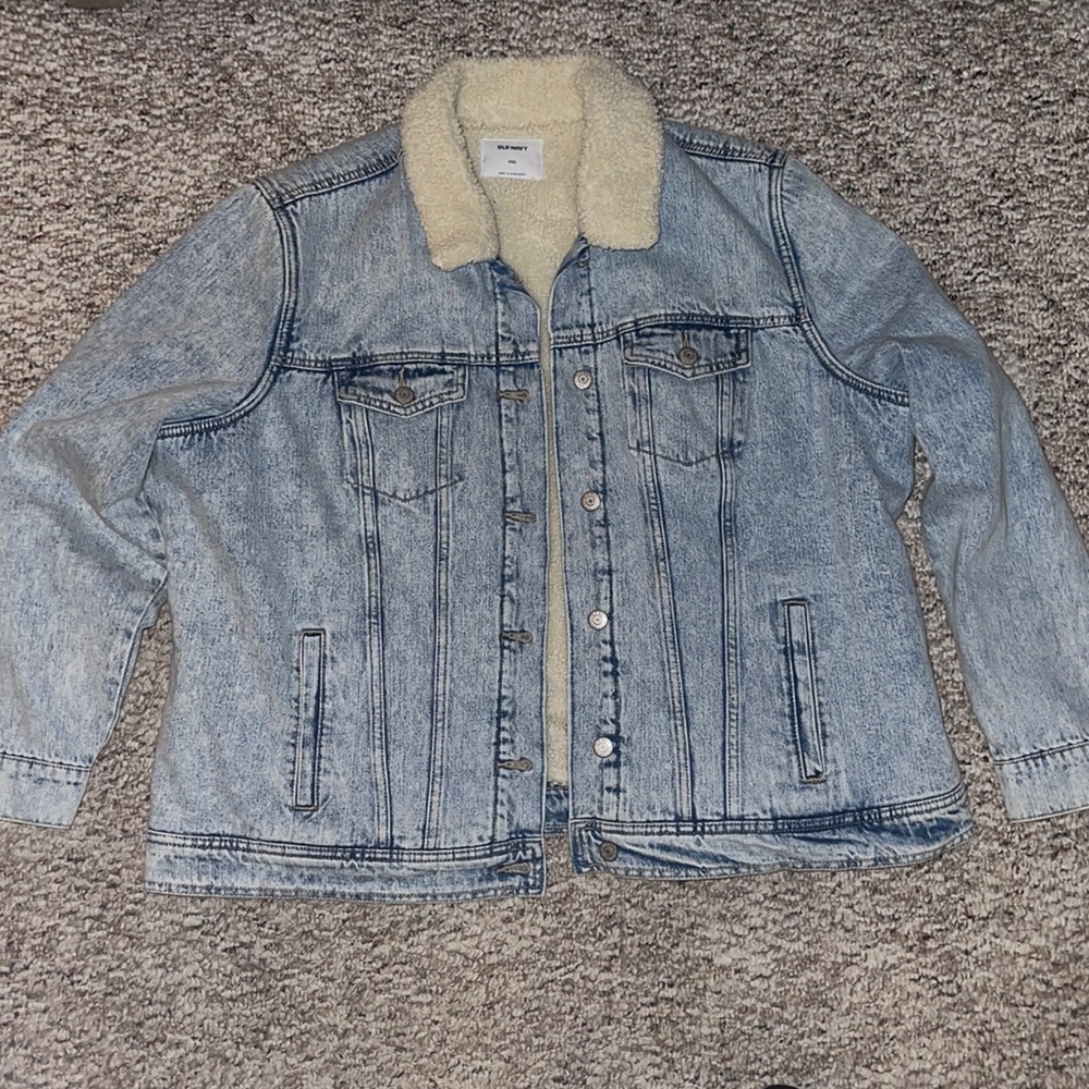 Old Navy lined denim jacket